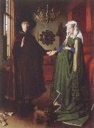 Jan Van Eyck The Arnolfini Portrait oil on canvas